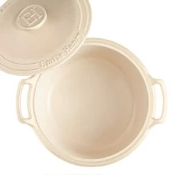 Emile Henry 7.5-Quart Sublime Stewpot | Creme 8 Emile Henry 7.5-Quart Sublime Stewpot | Creme -Kitchen Tools Shop 554770 sublime dutch oven top open