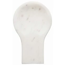 Danica Heirloom Marble Spoon Rest | White