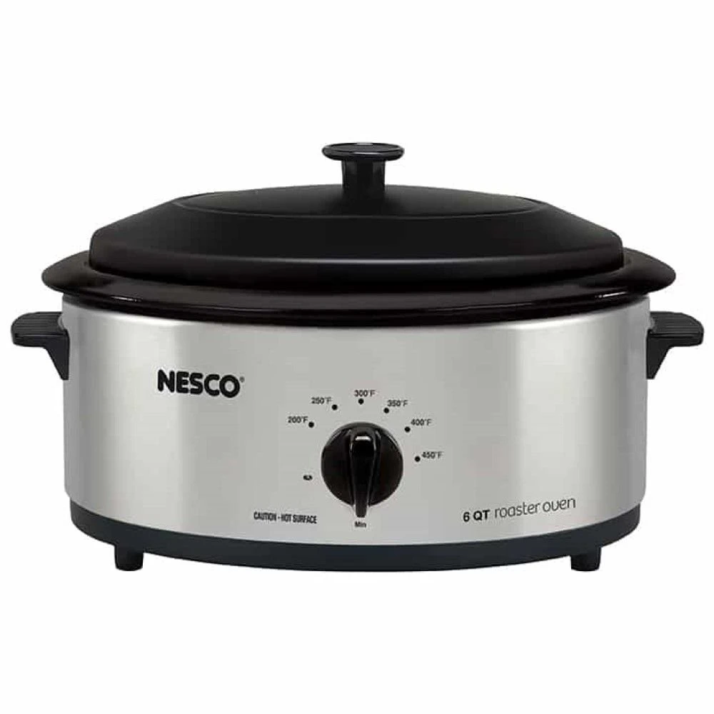 Nesco 6-Quart Roaster | Stainless Steel 1 Nesco 6-Quart Roaster | Stainless Steel