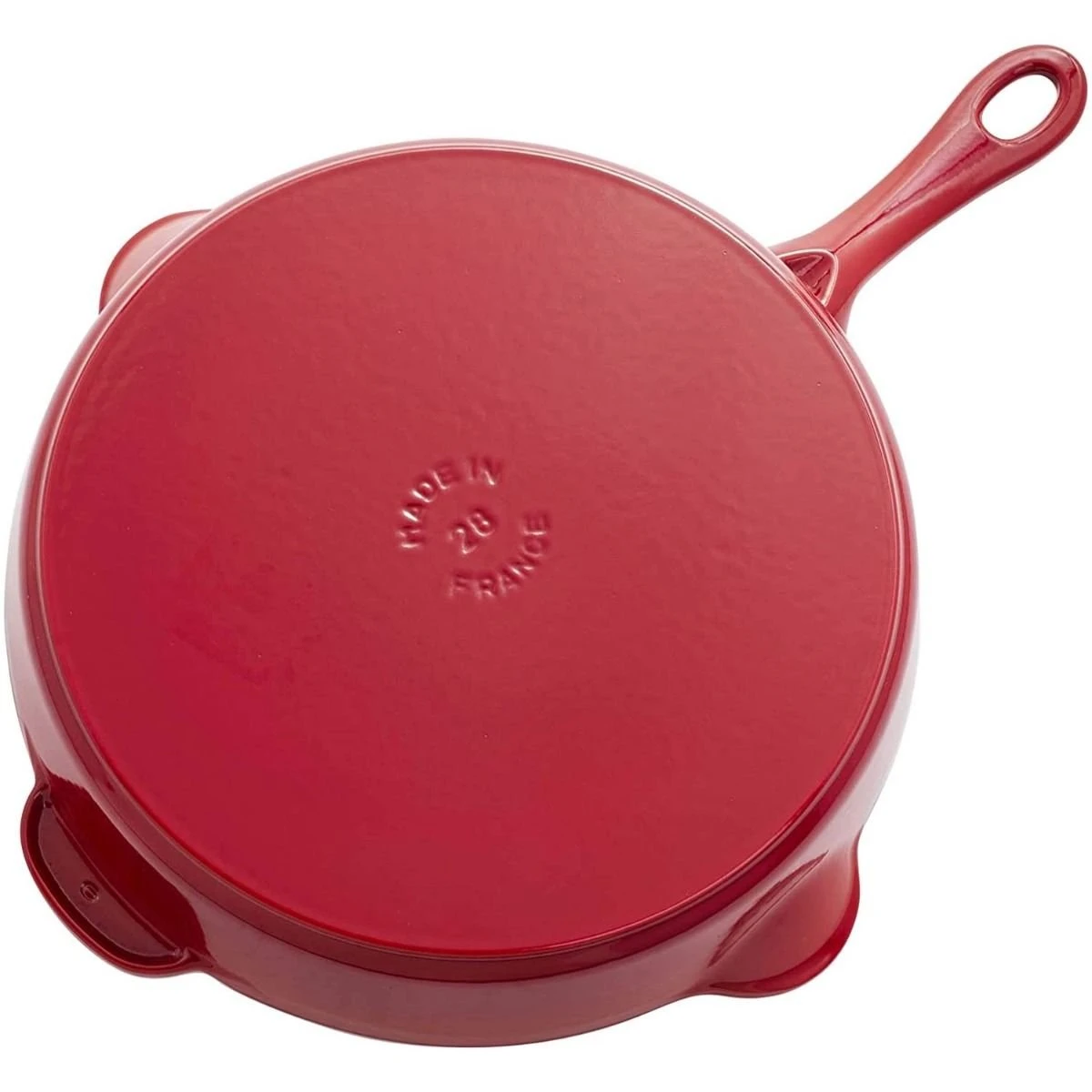 Staub 11'' Traditional Deep Skillet | Cherry Red 3 Staub 11'' Traditional Deep Skillet | Cherry Red - Image 3