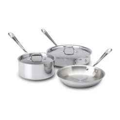 All-Clad D3 Stainless Steel Starter Cookware Set | 5-Piece