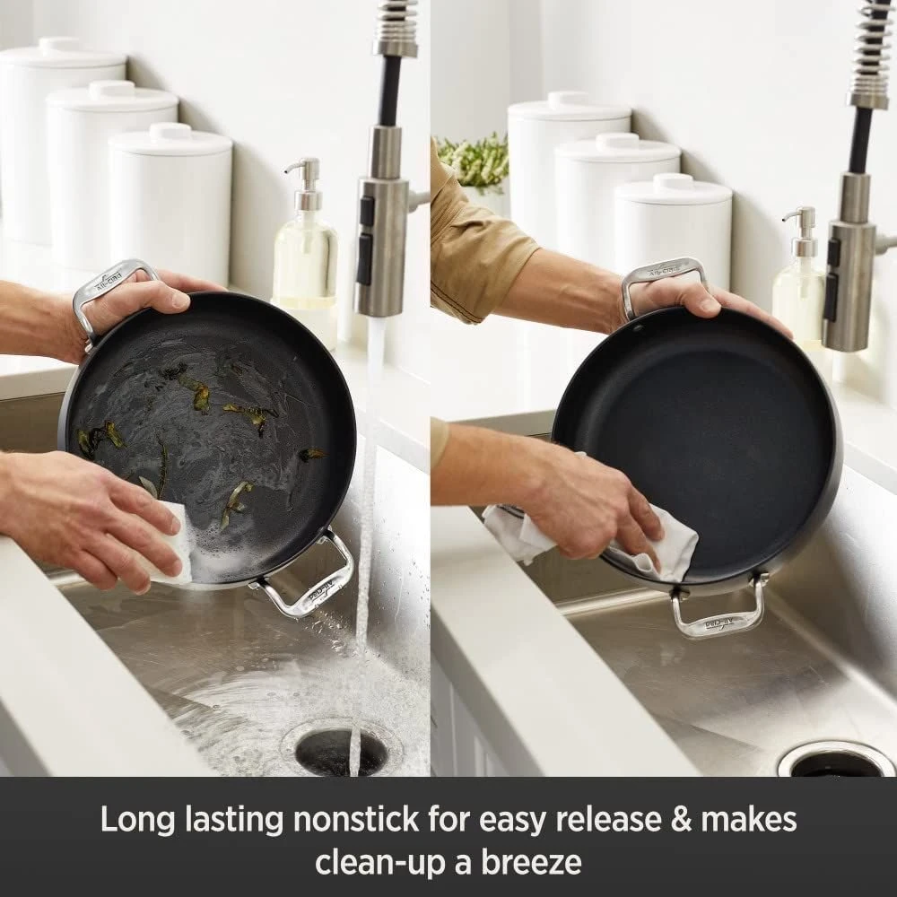 All-Clad HA1 Hard Anodized Nonstick 6 Qt. Dutch Oven With Acacia Wood Trivet & Spoon 5 All-Clad HA1 Hard Anodized Nonstick 6 Qt. Dutch Oven With Acacia Wood Trivet & Spoon - Image 5