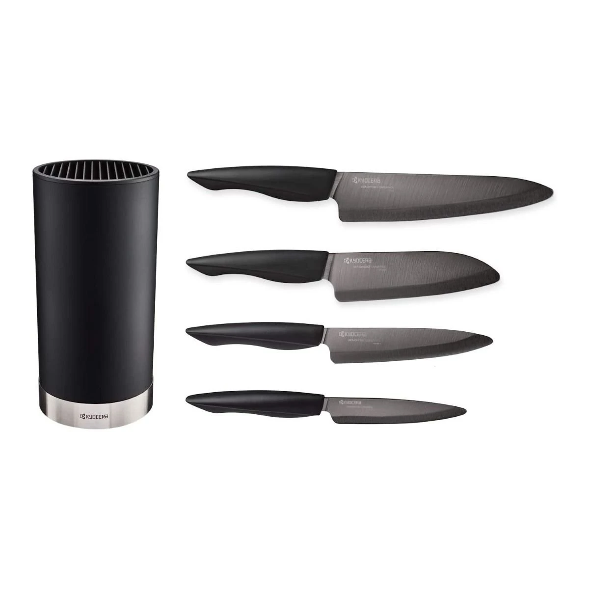Kyocera Innovation Series Ceramic Knife Block Set: (7, 5.5", 5", 4.5" Knives) - Z212 Advanced Ceramic Knives 1 Kyocera Innovation Series Ceramic Knife Block Set: (7, 5.5", 5", 4.5" Knives) - Z212 Advanced Ceramic Knives