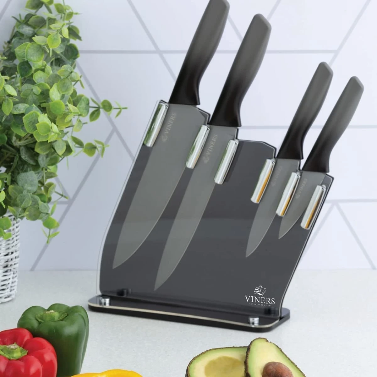 Viners Twilight Knife Block Set | 6-Piece 3 Viners Twilight Knife Block Set | 6-Piece - Image 3