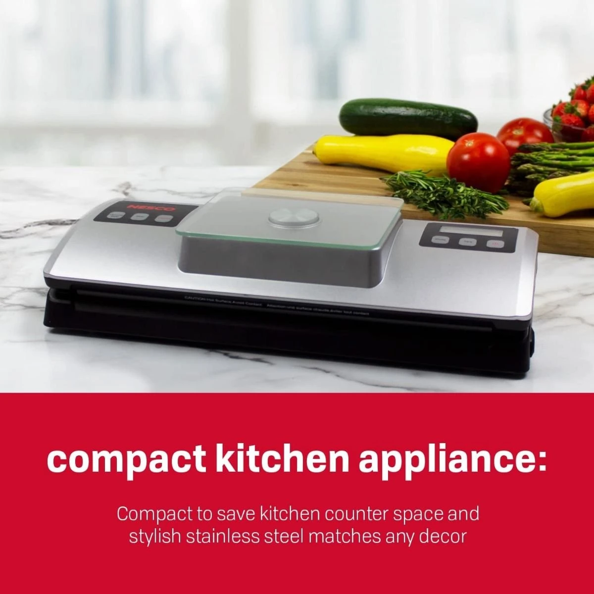 Nesco Vacuum Sealer With Digital Scale 6 Nesco Vacuum Sealer With Digital Scale - Image 6