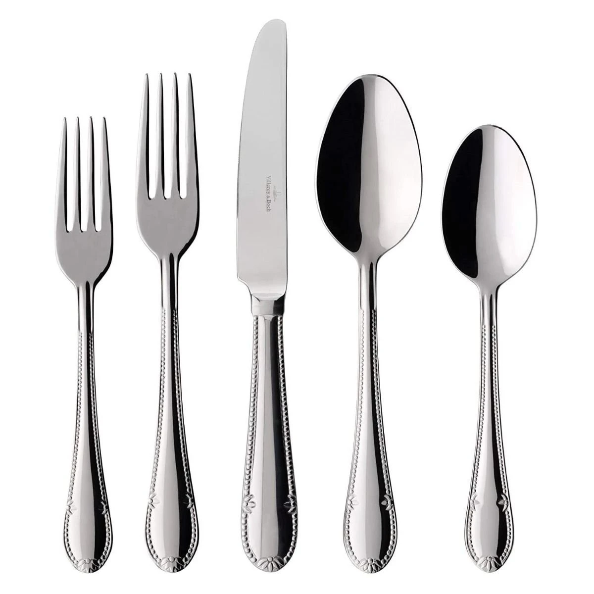 Villeroy & Boch 20-Piece Stainless Steel Flatware Set | Mademoiselle 1 Villeroy & Boch 20-Piece Stainless Steel Flatware Set | Mademoiselle