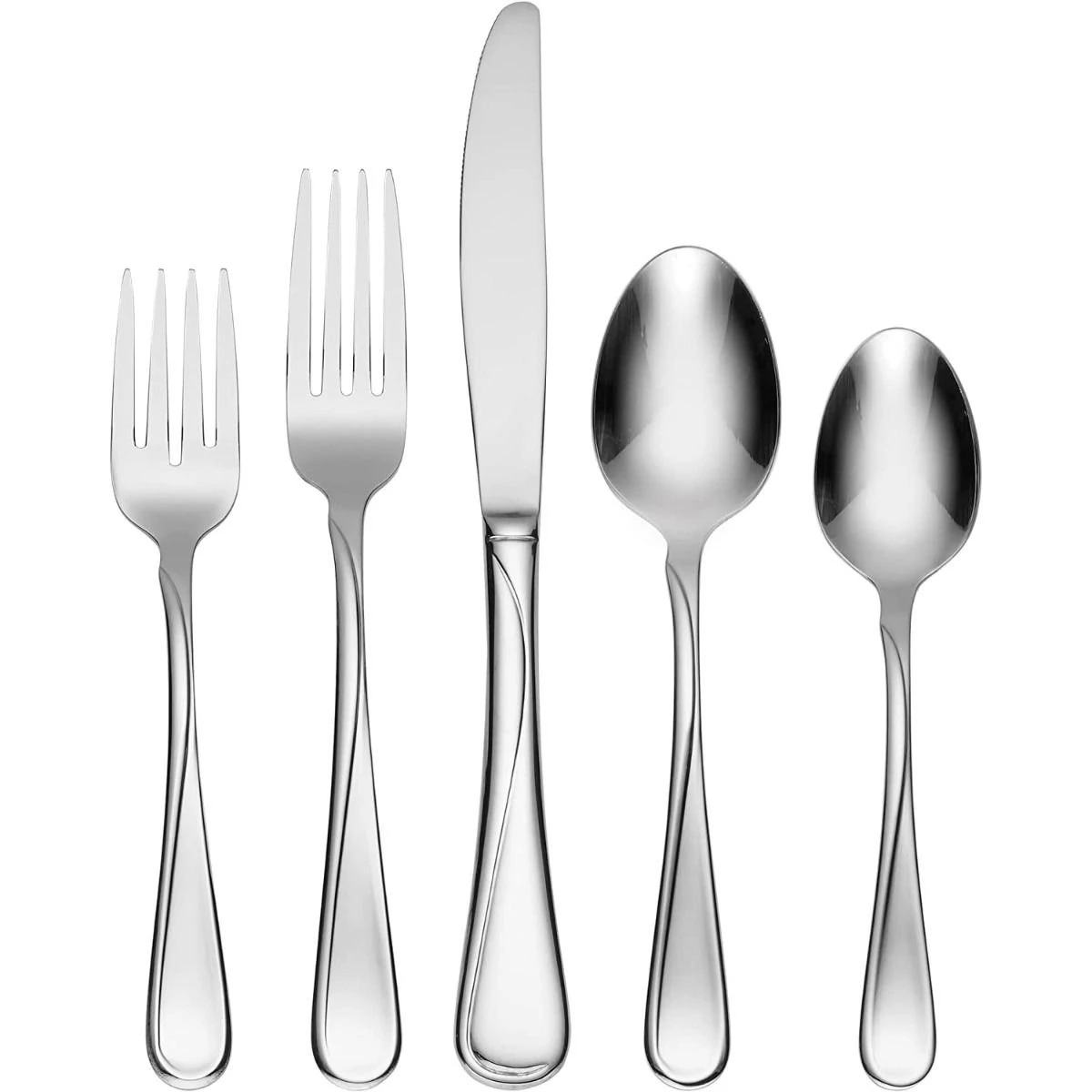 Oneida 18/0 Stainless Steel 20-Piece Flatware Set | Flight 1 Oneida 18/0 Stainless Steel 20-Piece Flatware Set | Flight