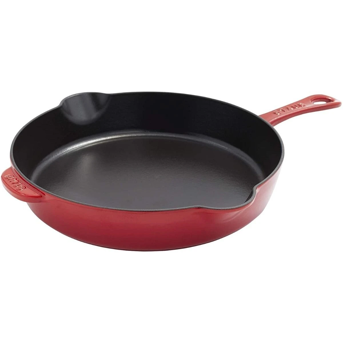 Staub 11'' Traditional Deep Skillet | Cherry Red 1 Staub 11'' Traditional Deep Skillet | Cherry Red