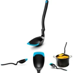 Dreamfarm Spadle Dual Purpose Spoon & Ladle | Dreamfarm Blue