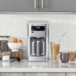 Braun PureFlavor 14-Cup Drip Coffee Maker | White -Kitchen Tools Shop 61zkrkw6nbl. ac sl1280
