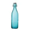 Bormioli Rocco 33.75oz Swing Top Giara Glass Bottle | Sky Blue