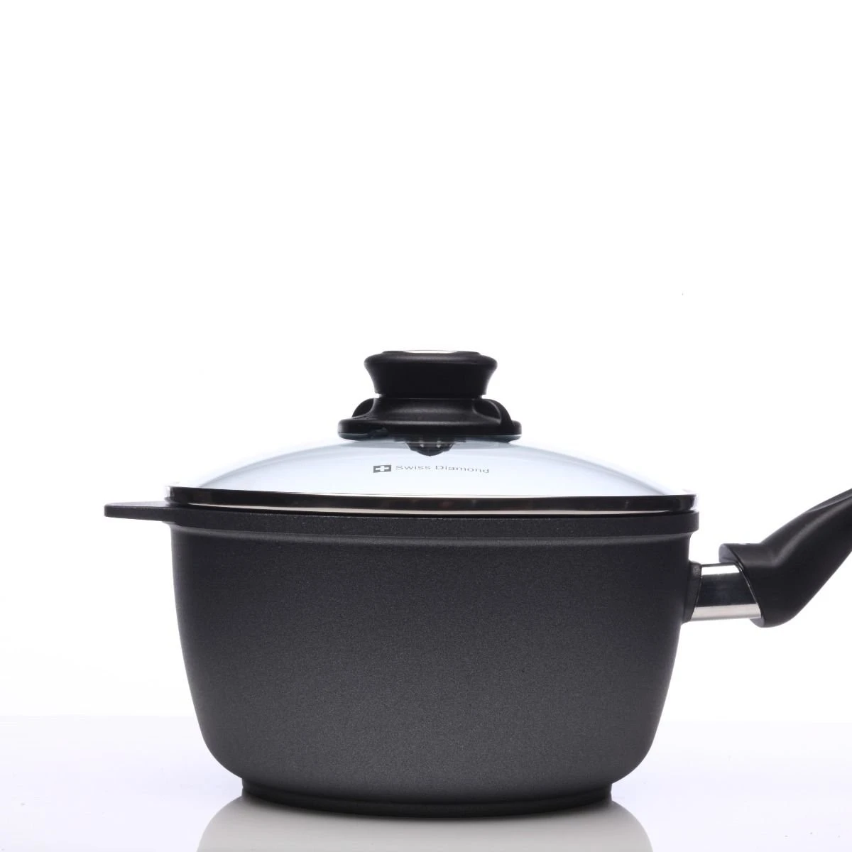Swiss Diamond | HD Sauce Pan With Lid - 7" (2.2 Qt.) 2 Swiss Diamond | HD Sauce Pan With Lid - 7" (2.2 Qt.) - Image 2