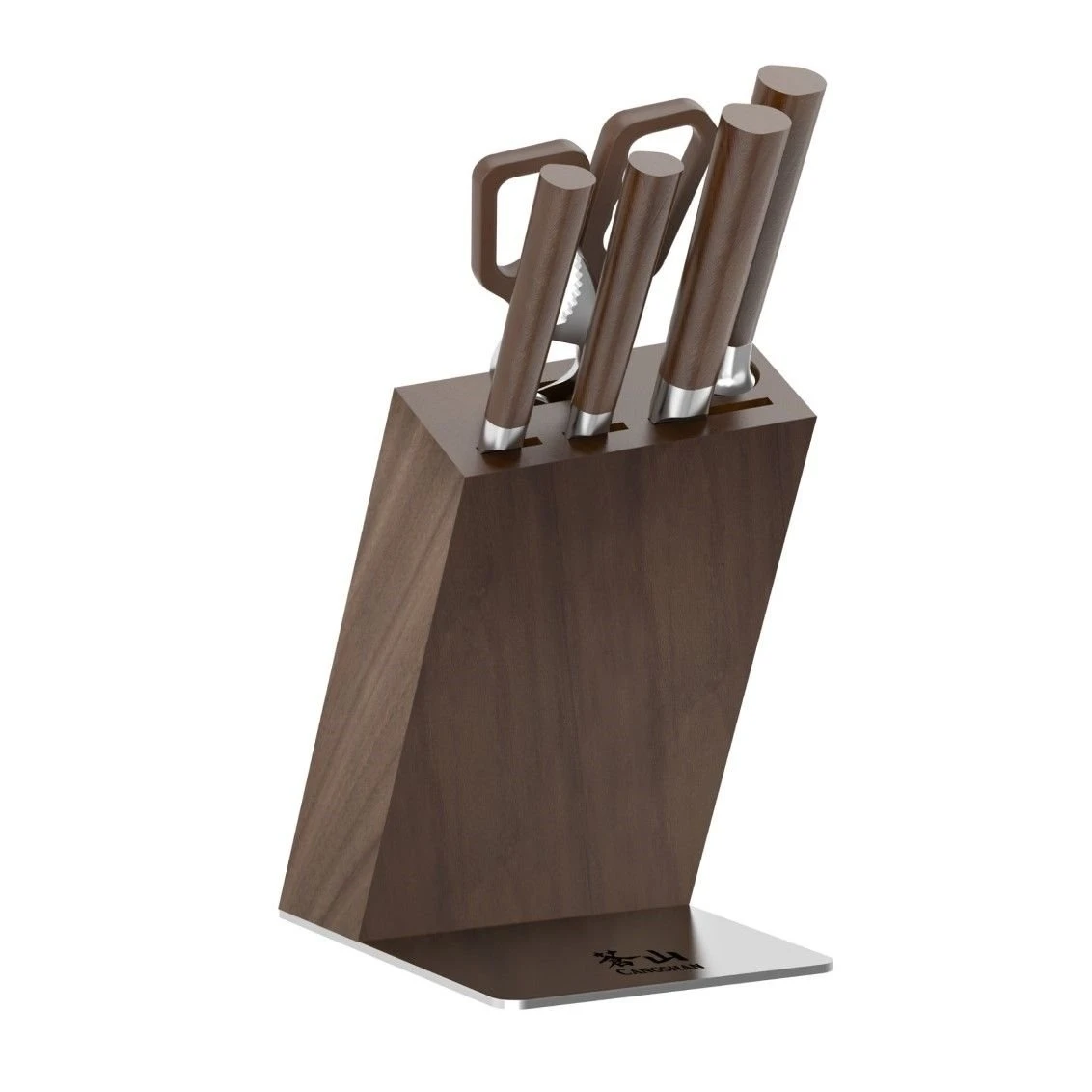 Cangshan Cutlery Haku Series 6 Piece Knife Block Set 1 Cangshan Cutlery Haku Series 6 Piece Knife Block Set