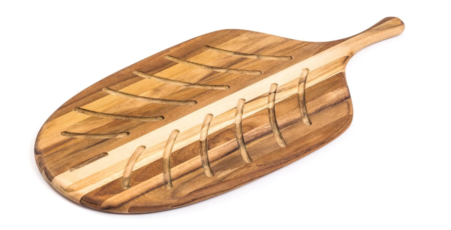 TeakHaus Canoe Bread Board (Small) | 19" X 9.25" X 0.5" 2 TeakHaus Canoe Bread Board (Small) | 19" X 9.25" X 0.5" - Image 2