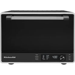 KitchenAid Dual Convection Countertop Oven With Air Fry & Temperature Probe | Black Matte