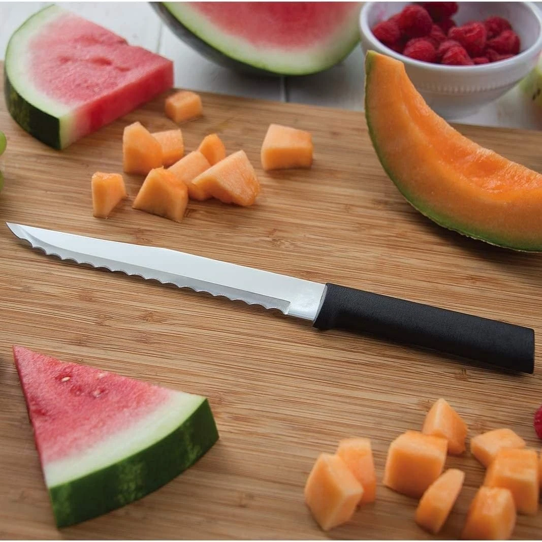 Rada Cutlery Serrated Slicer | Black 3 Rada Cutlery Serrated Slicer | Black - Image 3