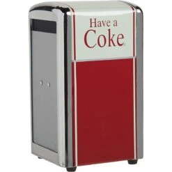 TableCraft Coca-Cola Full Size Napkin Dispenser