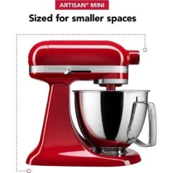 KitchenAid 3.5-Quart Artisan Mini Plus Tilt-Head Stand Mixer | Empire Red -Kitchen Tools Shop 71ol9lwfxvl. ac sl1500