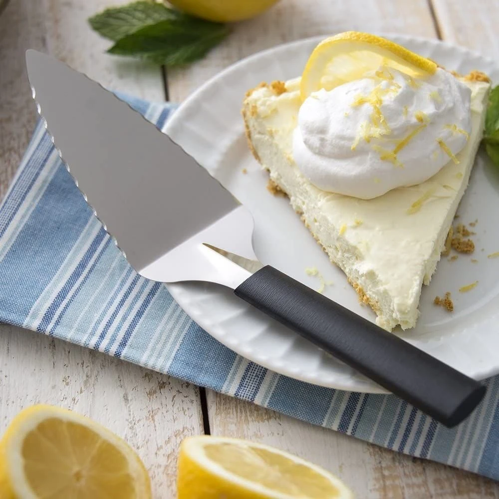 Rada Cutlery Serrated Pie Server | Black 5 Rada Cutlery Serrated Pie Server | Black - Image 5