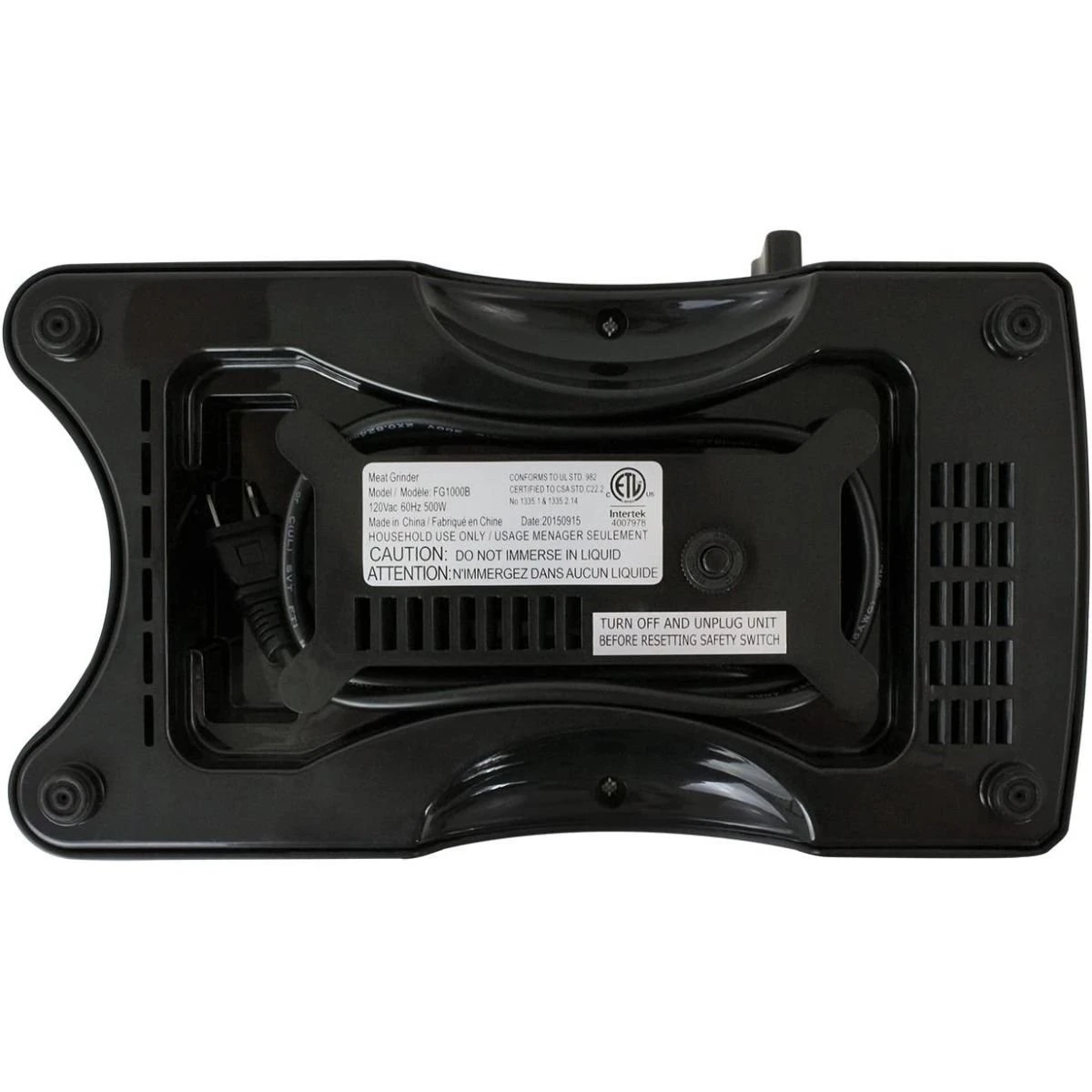 Chard #12 Electric Grinder | Black 6 Chard #12 Electric Grinder | Black - Image 6