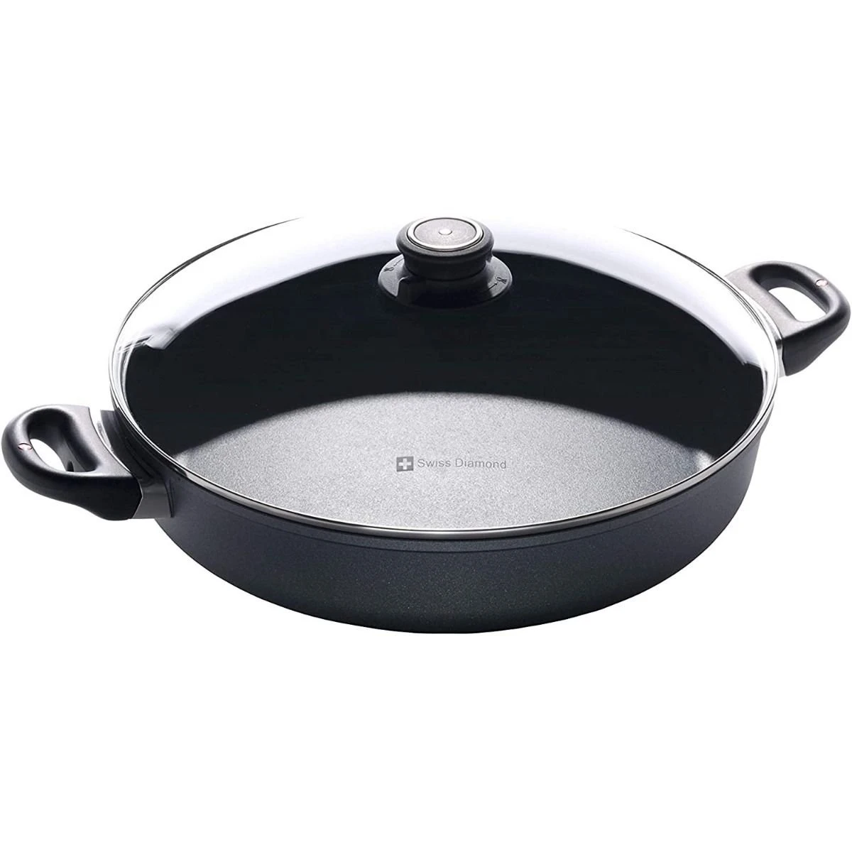 Swiss Diamond | HD Classic 4.8-Quart Sauteuse With Lid (12.5") 1 Swiss Diamond | HD Classic 4.8-Quart Sauteuse With Lid (12.5")