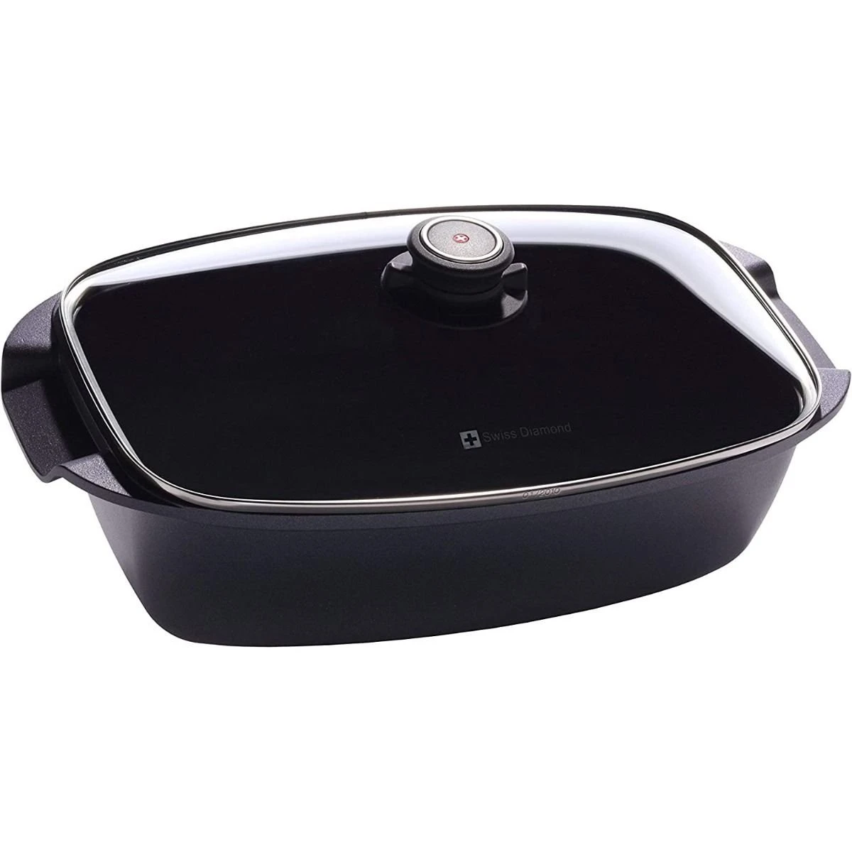 Swiss Diamond | HD 5.3-Quart Roaster With Lid (13" X 8") 1 Swiss Diamond | HD 5.3-Quart Roaster With Lid (13" X 8")