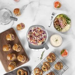 Cuisinart Core Custom 10-Cup Multifunctional Food Processor | Anchor Gray -Kitchen Tools Shop 71vjo wx7hl. ac sl1000