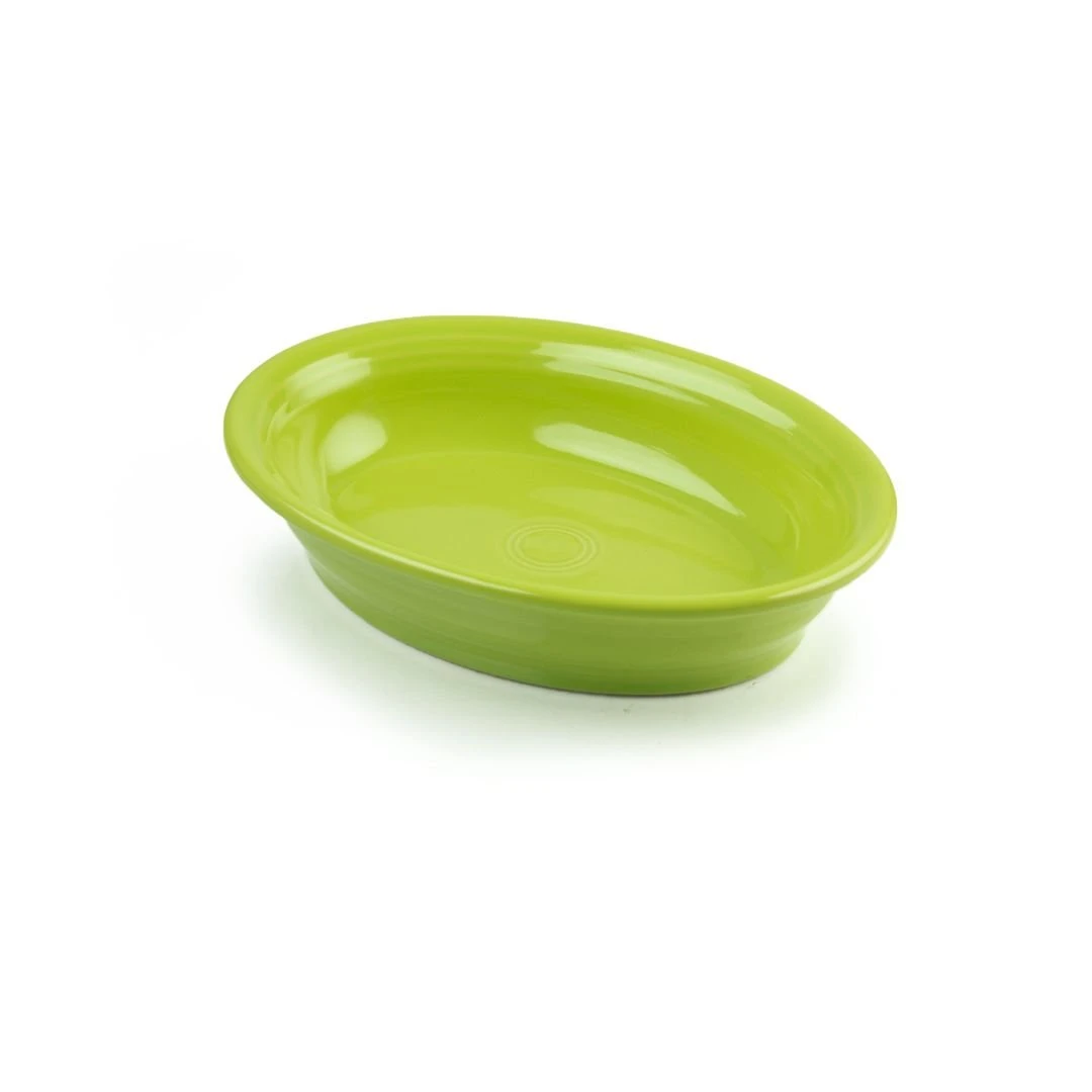 Fiesta® 40oz Oval Vegetable Bowl | Lemongrass 1 Fiesta® 40oz Oval Vegetable Bowl | Lemongrass