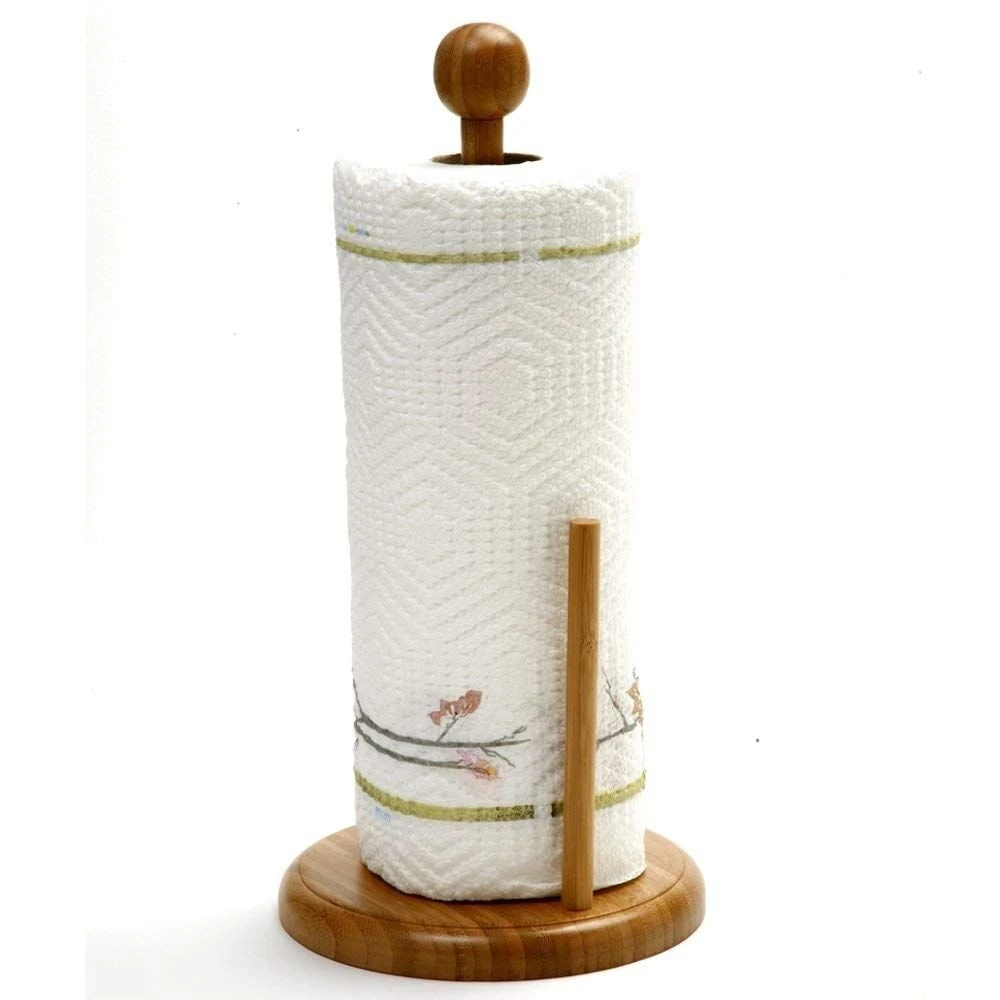 Norpro Bamboo Paper Towel Holder 2 Norpro Bamboo Paper Towel Holder - Image 2