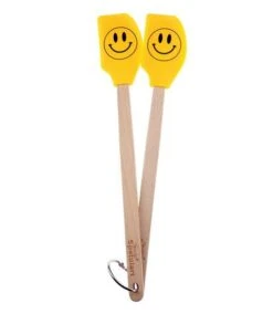 Tovolo Set Of 2 Mini "Spatulart" Smiley Face Spatulas