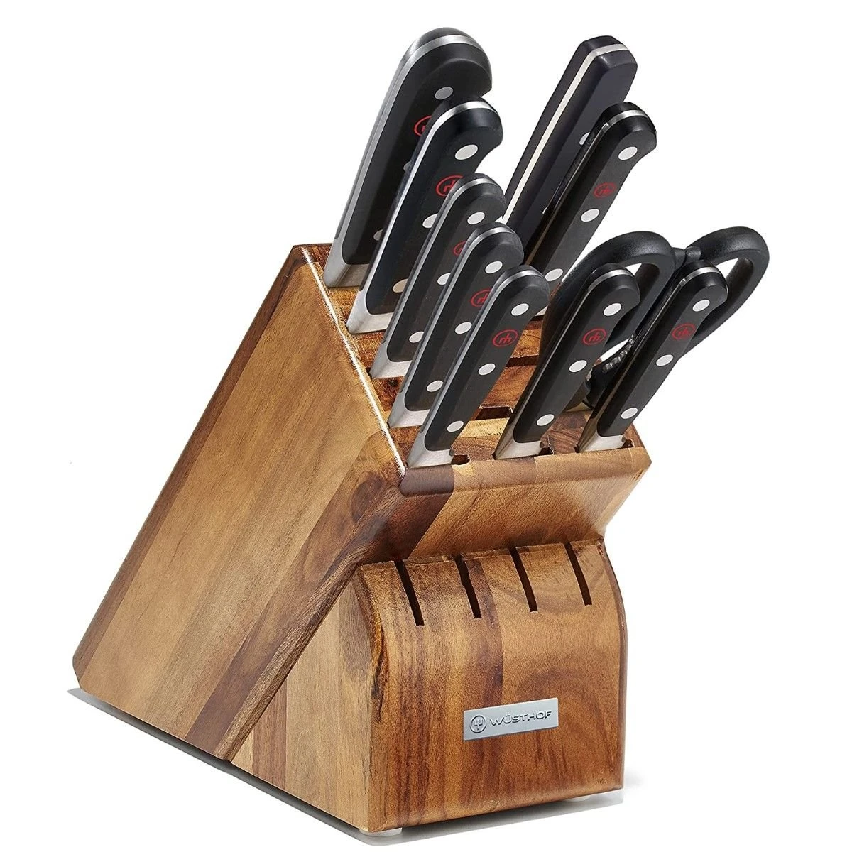Wusthof Classic 11-Piece Knife Block Set | Acacia 1 Wusthof Classic 11-Piece Knife Block Set | Acacia