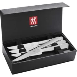 Zwilling J.A. Henckels Porterhouse Stainless Steel Steak Knife Set In Gift Box | 8-Piece