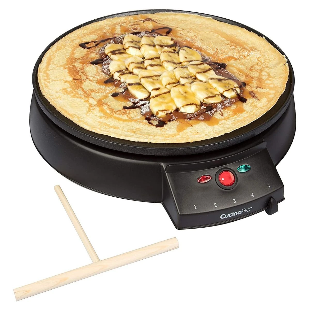 CucinaPro 12" Electric Griddle & Crepe Maker CP1448 2 CucinaPro 12" Electric Griddle & Crepe Maker CP1448 - Image 2
