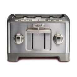 Wolf Gourmet 4-Slice Toaster | Silver Knobs