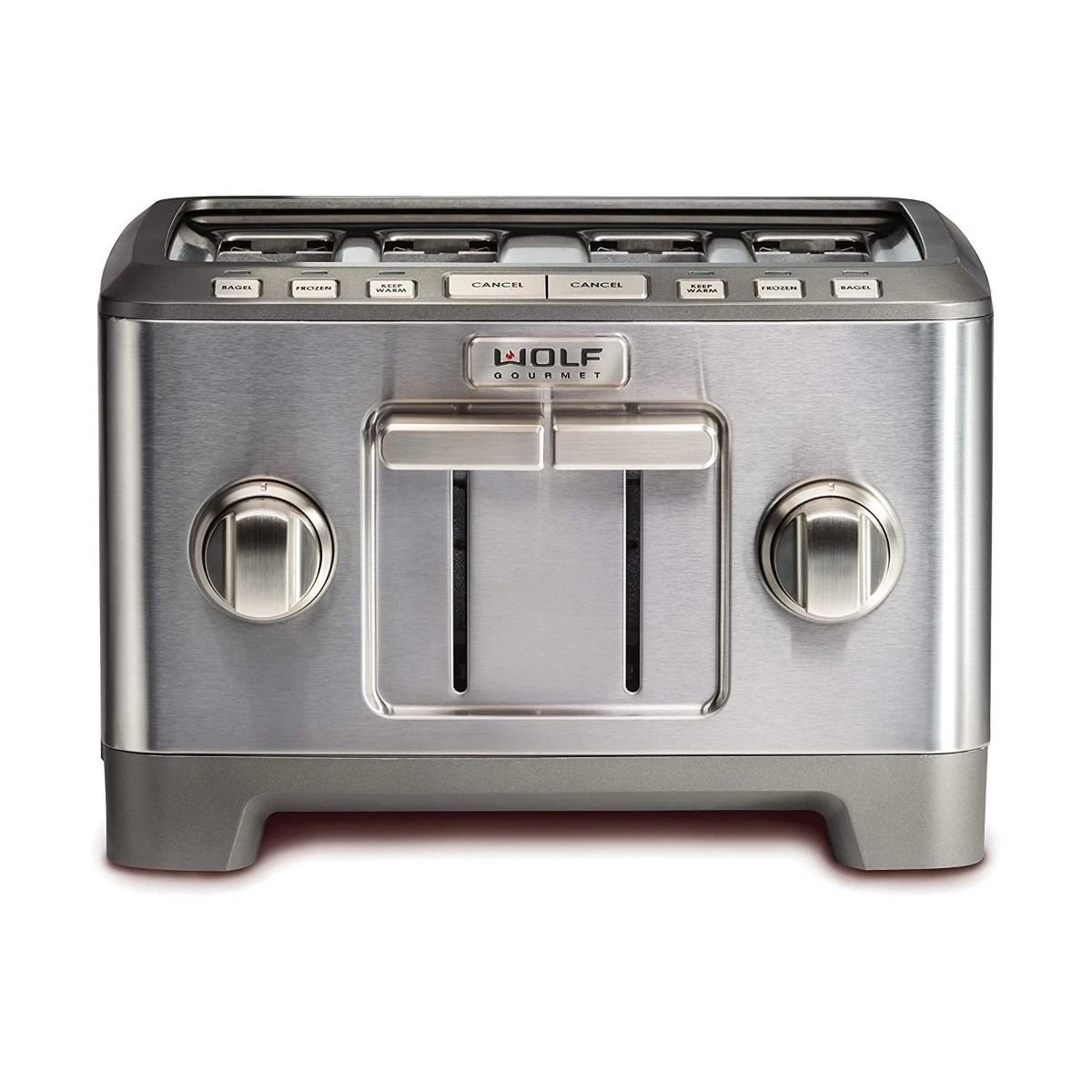 Wolf Gourmet 4-Slice Toaster | Silver Knobs 1 Wolf Gourmet 4-Slice Toaster | Silver Knobs