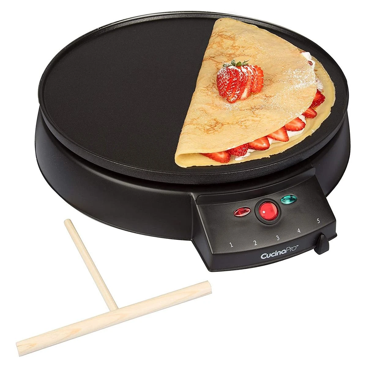 CucinaPro 12" Electric Griddle & Crepe Maker CP1448 4 CucinaPro 12" Electric Griddle & Crepe Maker CP1448 - Image 4