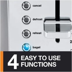 Krups 4-Slice Breakfast Toaster | Brushed Chrome & Stainless Steel 8 Krups 4-Slice Breakfast Toaster | Brushed Chrome & Stainless Steel -Kitchen Tools Shop 81gck35fahl. ac sl1500