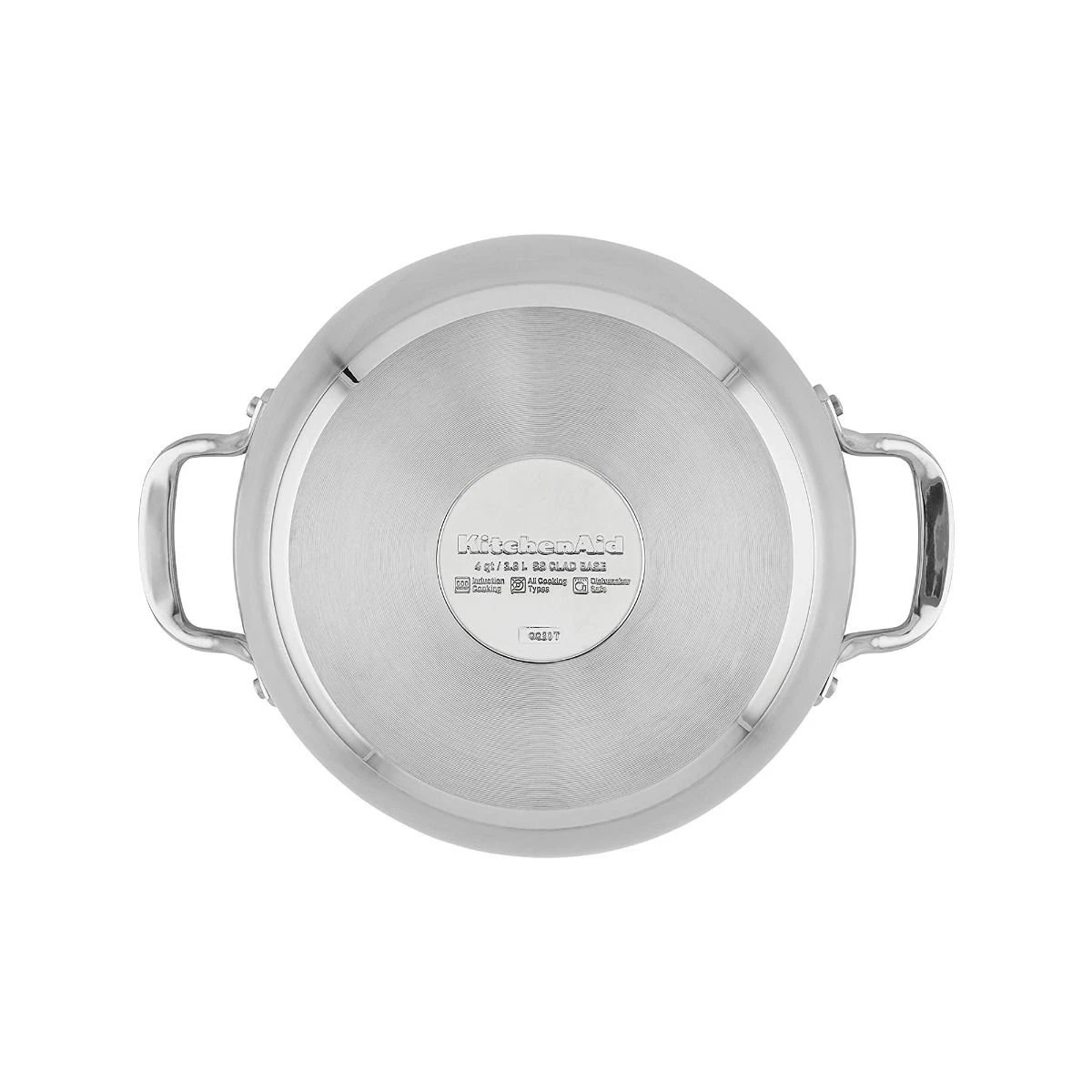 KitchenAid 4 Qt. Stainless Steel 3-Ply Casserole Dish/Pan With Lid 2 KitchenAid 4 Qt. Stainless Steel 3-Ply Casserole Dish/Pan With Lid - Image 2