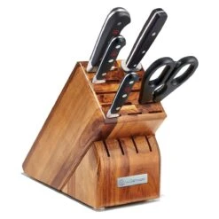 Wusthof Classic 6-Piece Starter Knife Block Set | Acacia