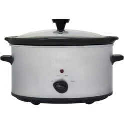 Nesco 6-Quart Slow Cooker | Stainless Steel