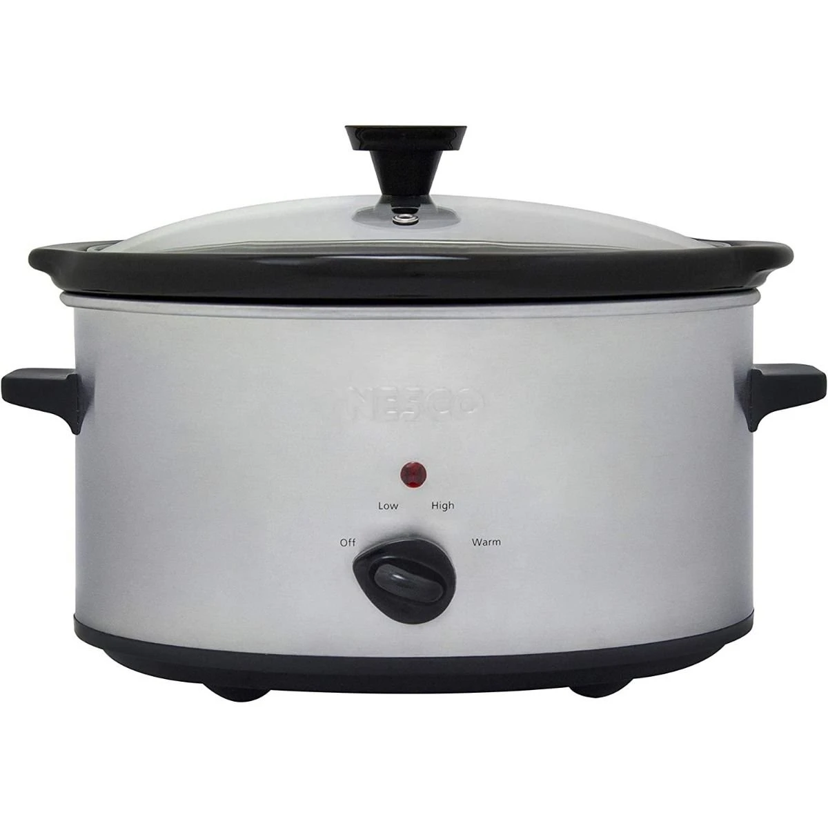 Nesco 6-Quart Slow Cooker | Stainless Steel 1 Nesco 6-Quart Slow Cooker | Stainless Steel