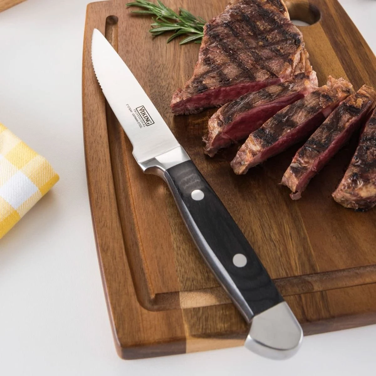 Viking 6-Piece Steak Knife Set With Box | Black 9 Viking 6-Piece Steak Knife Set With Box | Black - Image 9