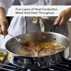 KitchenAid Stainless Steel 5-Ply Cookware Set | 10-Piece -Kitchen Tools Shop 81zy5fngyvl. ac sl1500