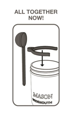 Fox Run Jarware Coffee Spoon Clip - Black 7 Fox Run Jarware Coffee Spoon Clip - Black -Kitchen Tools Shop 82652 fox run jarware coffee spoon clip black diagram
