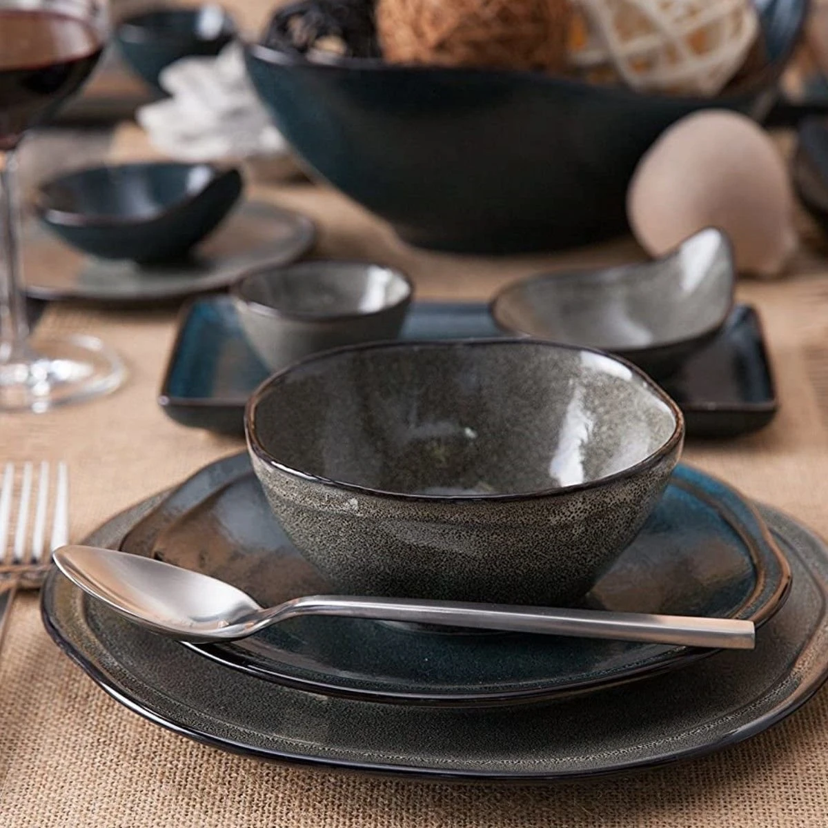 Fortessa Ston™ 7.5" Bowl | Twilight Blue 2 Fortessa Ston™ 7.5" Bowl | Twilight Blue - Image 2