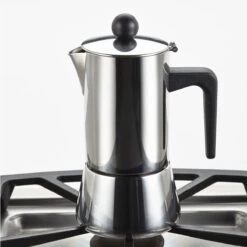 BonJour 9oz Stovetop Espresso Maker | Stainless Steel -Kitchen Tools Shop 9oz3