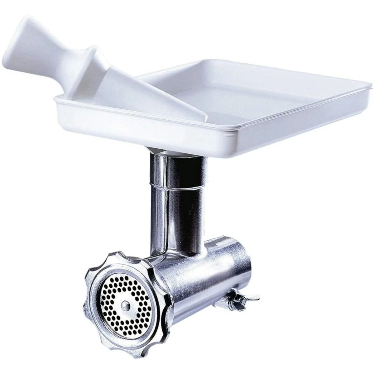 Ankarsrum Meat Grinder Basic Package | Grinder, 4.5mm Disc, Feeder Table, Pusher, Splash Guard & Sausage Stuffer 1 Ankarsrum Meat Grinder Basic Package | Grinder, 4.5mm Disc, Feeder Table, Pusher, Splash Guard & Sausage Stuffer