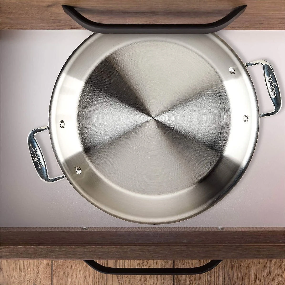 All-Clad D3 Stainless Steel 3-Quart Universal Pan With Lid 2 All-Clad D3 Stainless Steel 3-Quart Universal Pan With Lid - Image 2