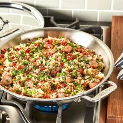 All-Clad D3 Stainless Steel 3-Quart Universal Pan With Lid 7 All-Clad D3 Stainless Steel 3-Quart Universal Pan With Lid -Kitchen Tools Shop allcladd3unvrlpan3qavshs22 vnd