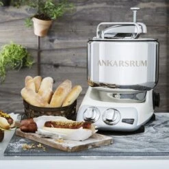 Ankarsrum Original 6230 Model Stand Mixer | Gloss White -Kitchen Tools Shop ankarsrum assitent original sausage 1
